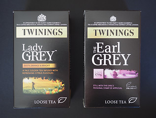 Image showing Lady Grey and Earl Grey Twinings Tea