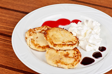 Image showing Cheese pancakes