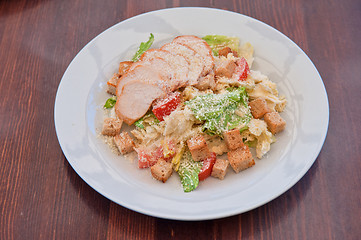 Image showing Chicken ceasar salad