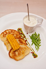 Image showing corn pancakes