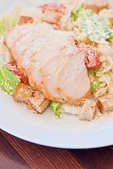 Image showing Chicken ceasar salad