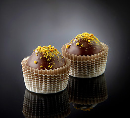 Image showing two chocolate candies