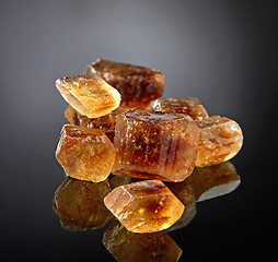 Image showing Brown caramelized sugar