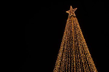 Image showing Christmas tree illumination