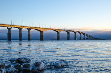 Image showing Bridge in morning sun