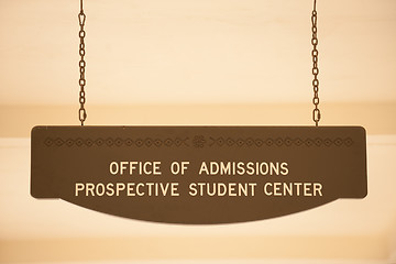 Image showing Office of admissions