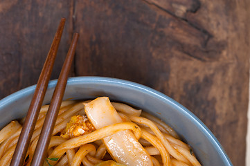 Image showing hand pulled ramen noodles