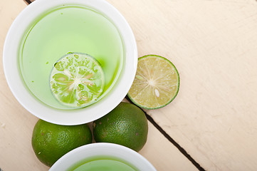 Image showing green lime lemonade 