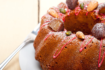 Image showing chestnut cake bread dessert