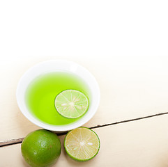 Image showing green lime lemonade 