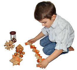 Image showing Wooden Brain Teaser