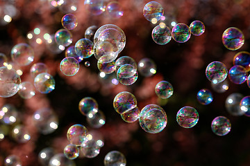 Image showing Soap bubbles