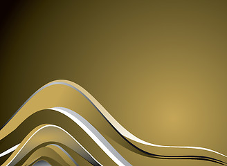 Image showing golden glaze