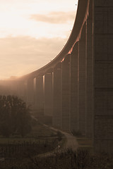 Image showing Large highway viaduct ( Hungary)