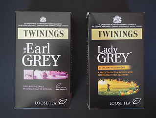 Image showing Lady Grey and Earl Grey Twinings Tea