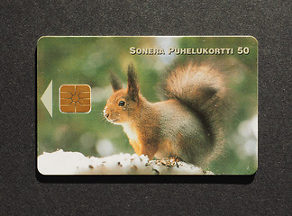 Image showing Finnish phone card