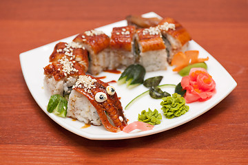 Image showing Sushi rolls