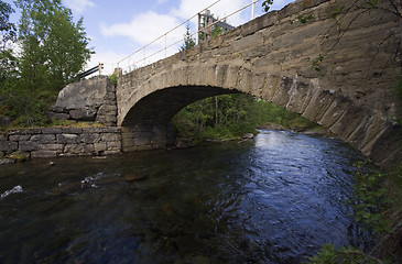 Image showing stonebridge Laberg, Gratangen