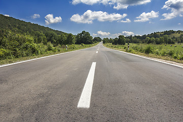 Image showing Empty country road