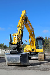 Image showing Komatsu Crawler Excavator on a Yard