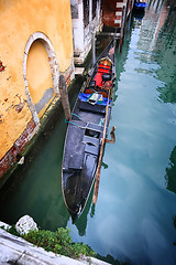 Image showing High angle view of gondola