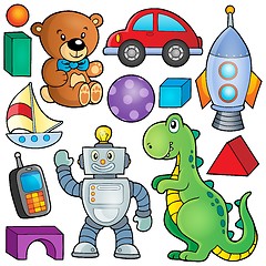 Image showing Collection with toys theme 2