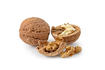 Image showing Two walnuts