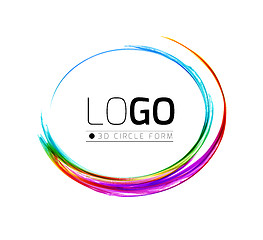 Image showing Colorful circle vector illustration