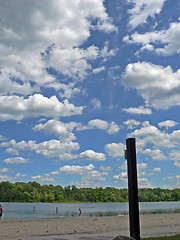 Image showing Beach Post