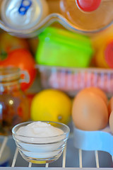 Image showing sodium bicarbonate inside of fridge