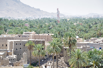 Image showing View from fort Nizwa