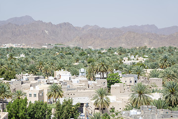 Image showing View from fort Nizwa