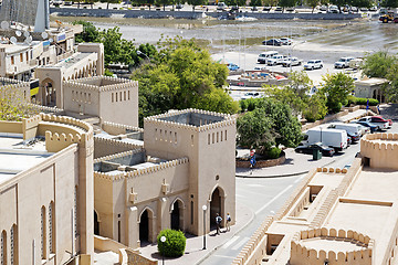 Image showing View from fort Nizwa