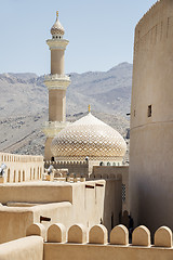 Image showing Fort and mosque Nizwa