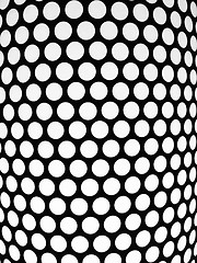 Image showing Dotted pattern, detail of a lampshade