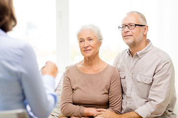 Image showing happy senior couple at home