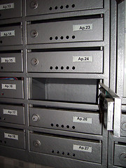 Image showing Mailboxes