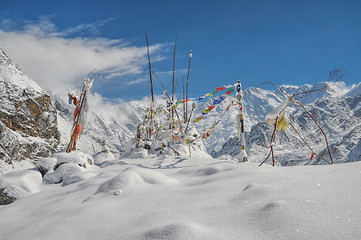 Image showing Himalayas near Kanchenjunga