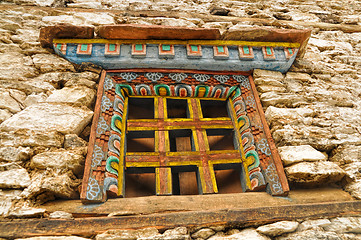 Image showing Nepalese window