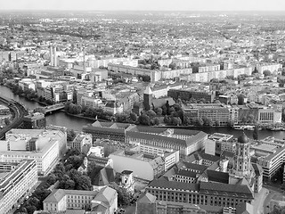 Image showing  Berlin aerial view 