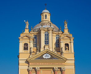 Image showing Church of San Bernardino meaning St Bernardine in Chieri