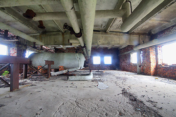 Image showing abandoned factory beyond the polar circle