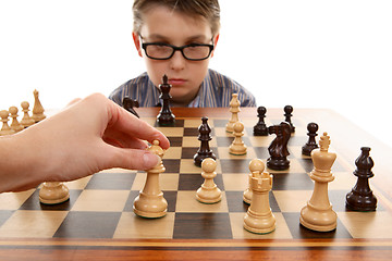 Image showing Playing Chess