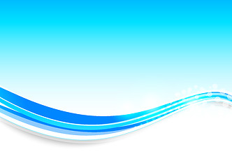 Image showing Abstract blue design