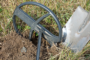 Image showing Antiquities found a metal detector.