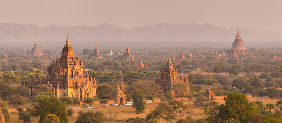 Image showing Tamples of Bagan, Burma, Myanmar, Asia.