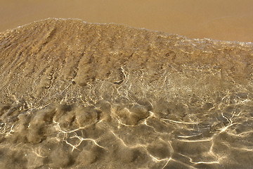 Image showing Transparent sea wave 