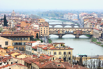 Image showing Ponte Vecchio in Florence, Italy