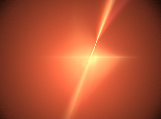 Image showing Fractal Orange Star