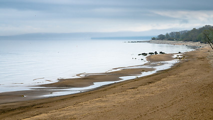 Image showing Coast of Baltic sea early in the morning